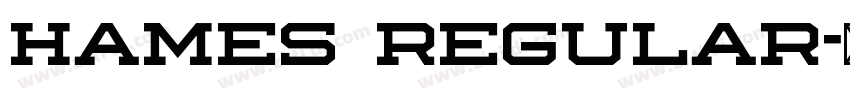 Hames Regular字体转换 Hames Regular字体转换